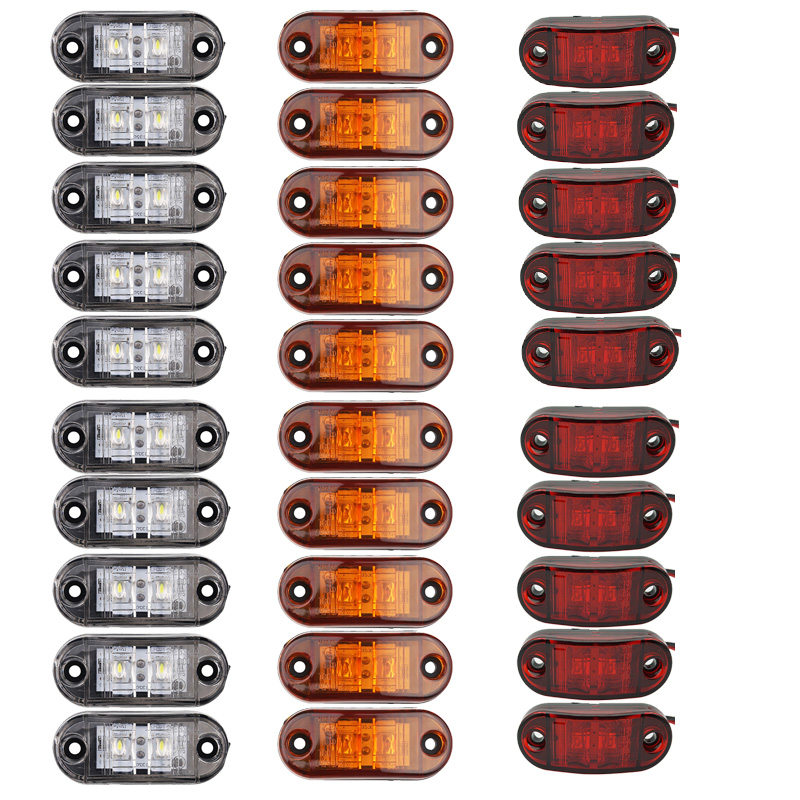 10PCS Warning Lights LEDs Diod - Signal Panel Orange บทวิจารณ์และราคา