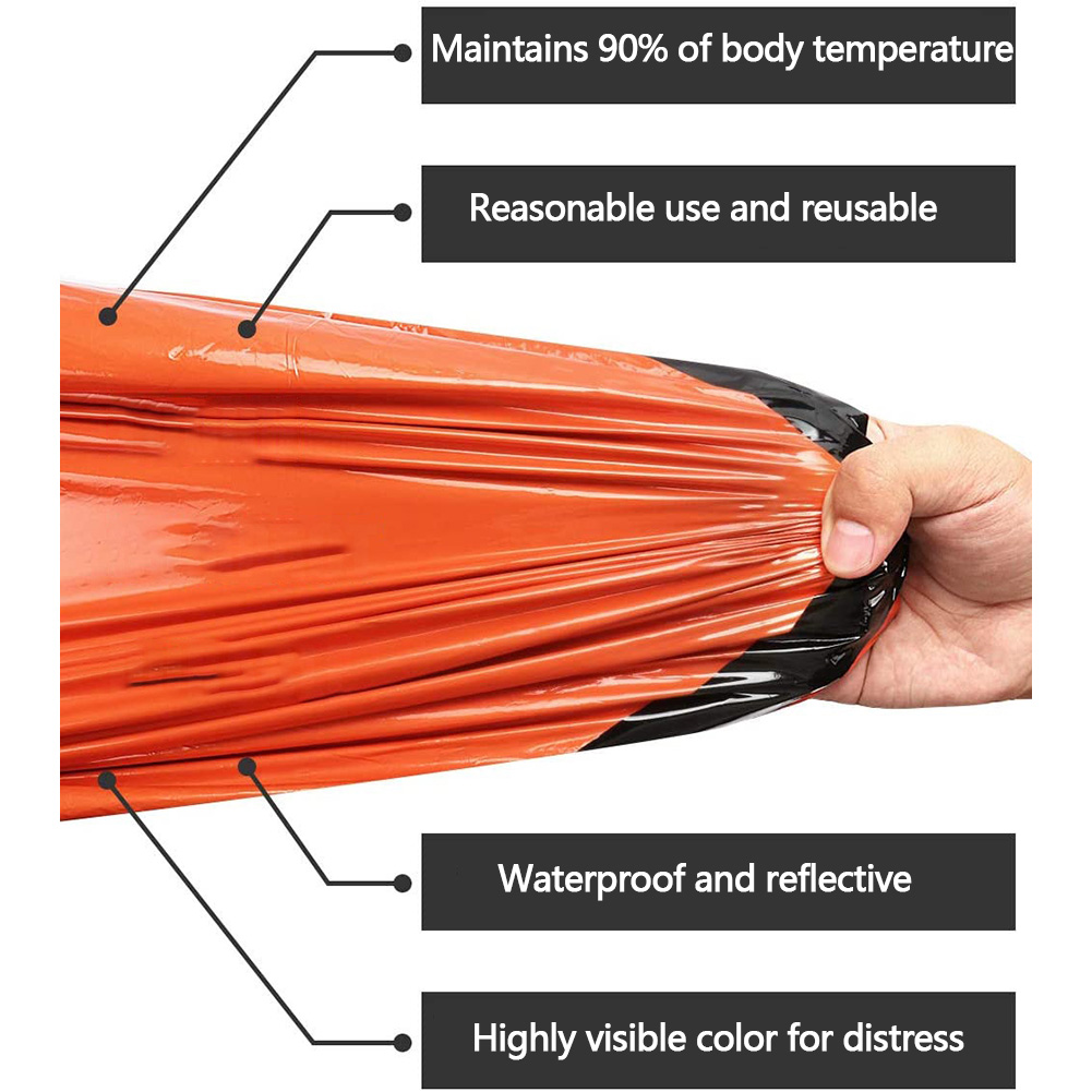 Emergency Sleeping Bag Waterpr - Bivy Bag Emergency บทวิจารณ์และราคา