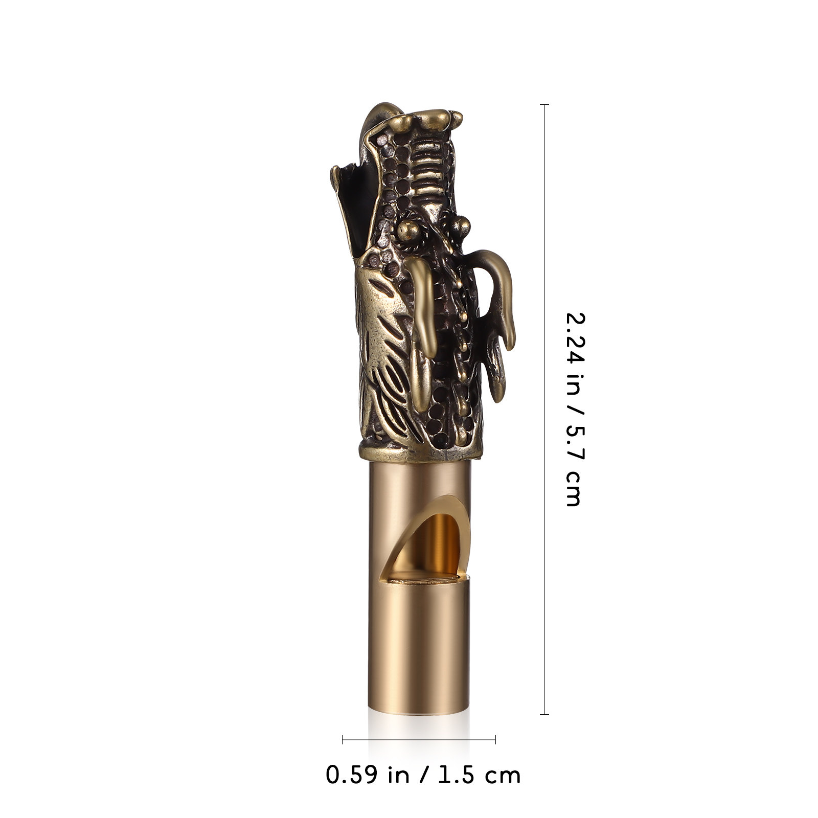 3Pcs Loud Brass Whistles Chine - Emergency Whistle Loud บทวิจารณ์และราคา