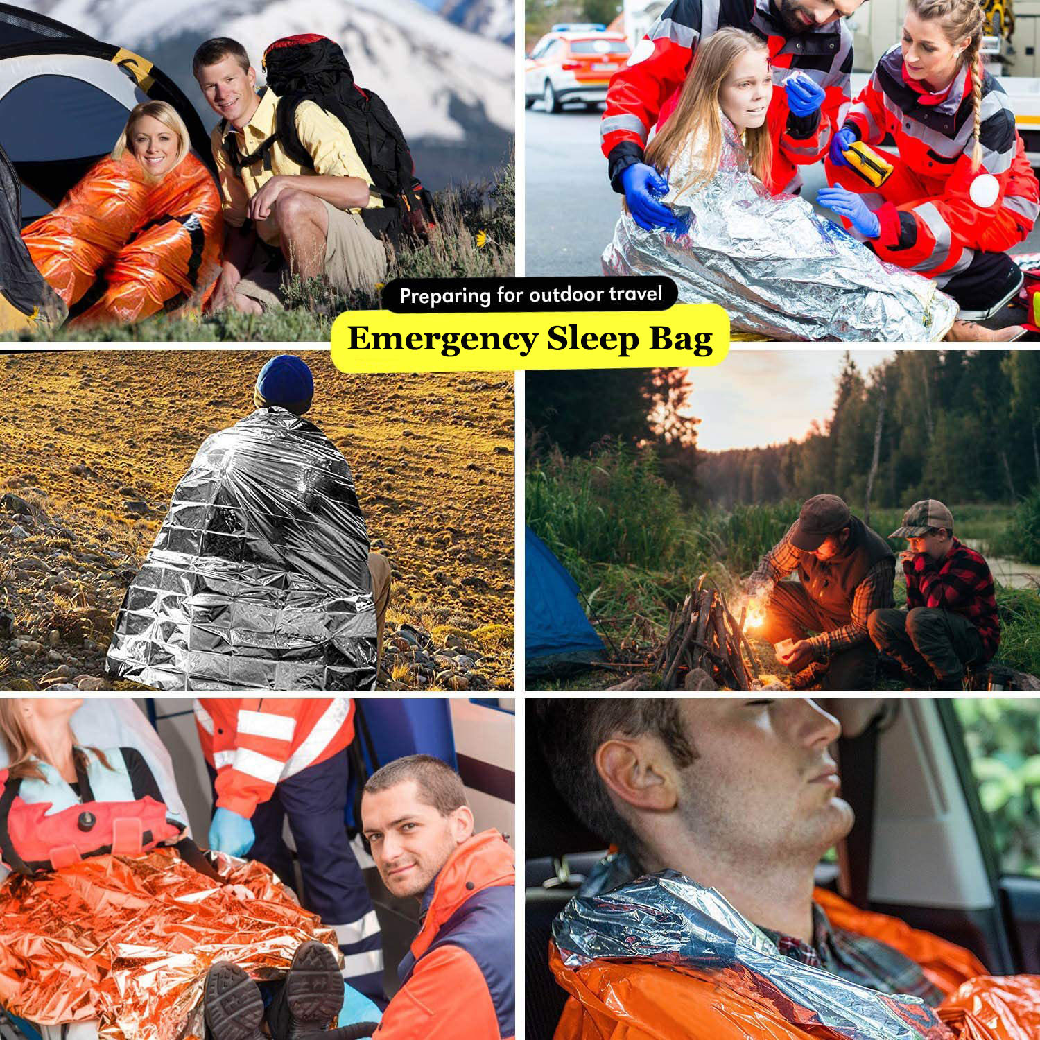 Portable Waterproof Emergency  - Bivy Bag Emergency บทวิจารณ์และราคา