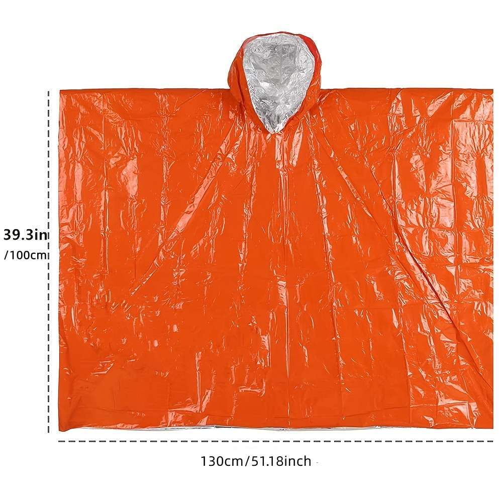 Emergency Disposable Aluminum  - Emergency Poncho Rain บทวิจารณ์และราคา