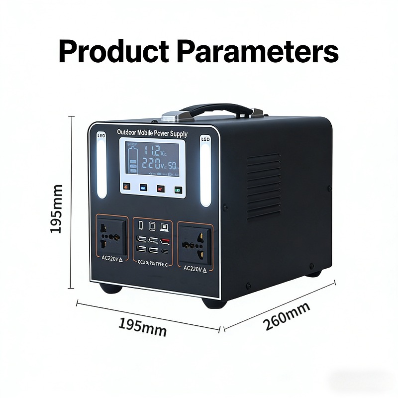 500W AC 220V Portable Power St - Solar Emergency Charger บทวิจารณ์และราคา