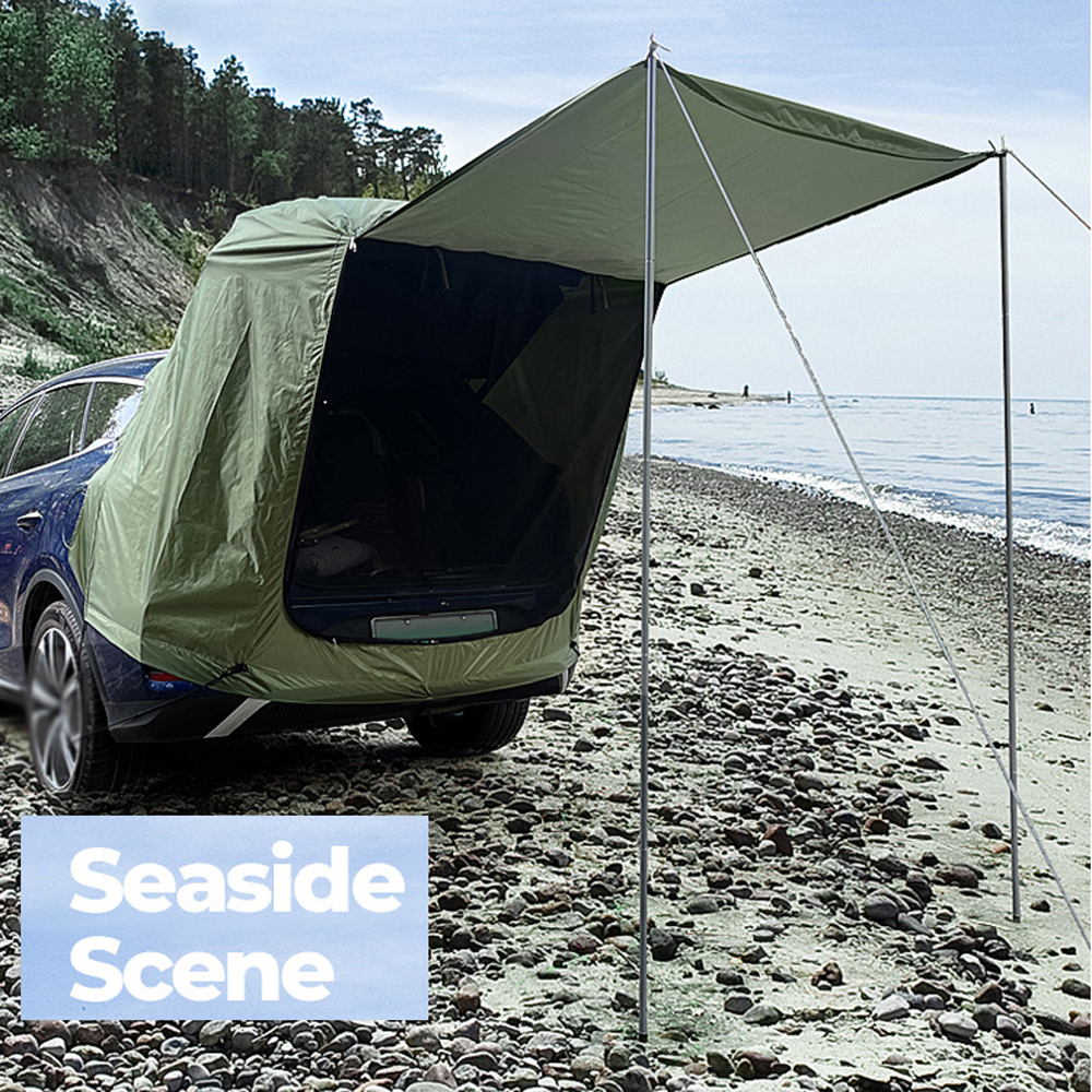 Outdoor Car Rear Tent Camping  - Emergency Mylar Tent บทวิจารณ์และราคา