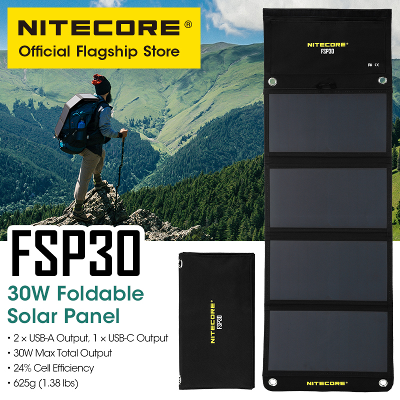 NITECORE FSP30 30W Portable So - Solar Emergency Charger บทวิจารณ์และราคา