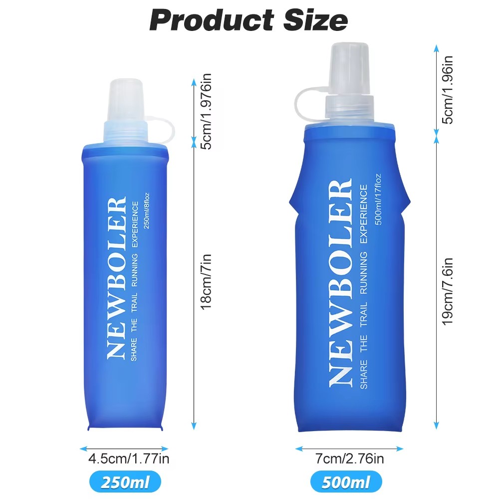 NEWBOLER 250ml/500ml Outdoor C - Water Bag Collapsible บทวิจารณ์และราคา