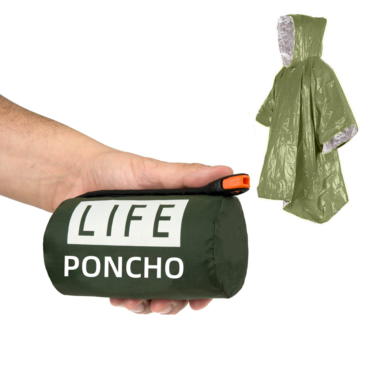 LIFE Emergency Survival Poncho - Survival Blanket Reflective บทวิจารณ์และราคา
