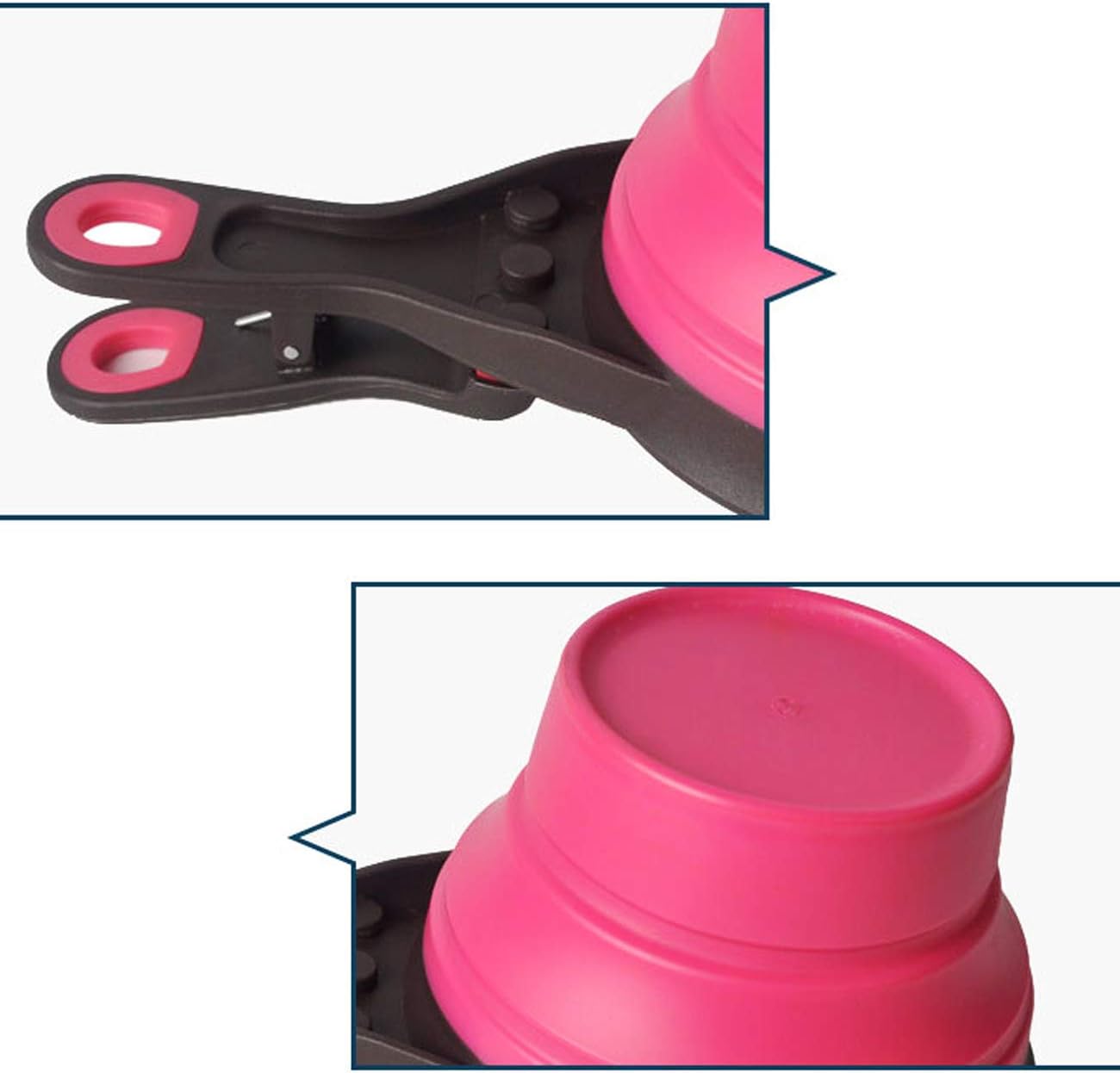 Collapsible Pet Scoop Silicone - Water Bag Collapsible บทวิจารณ์และราคา