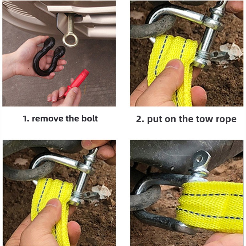 Car Trailer Rope Off Road Pull - Rescue Rope Throw บทวิจารณ์และราคา