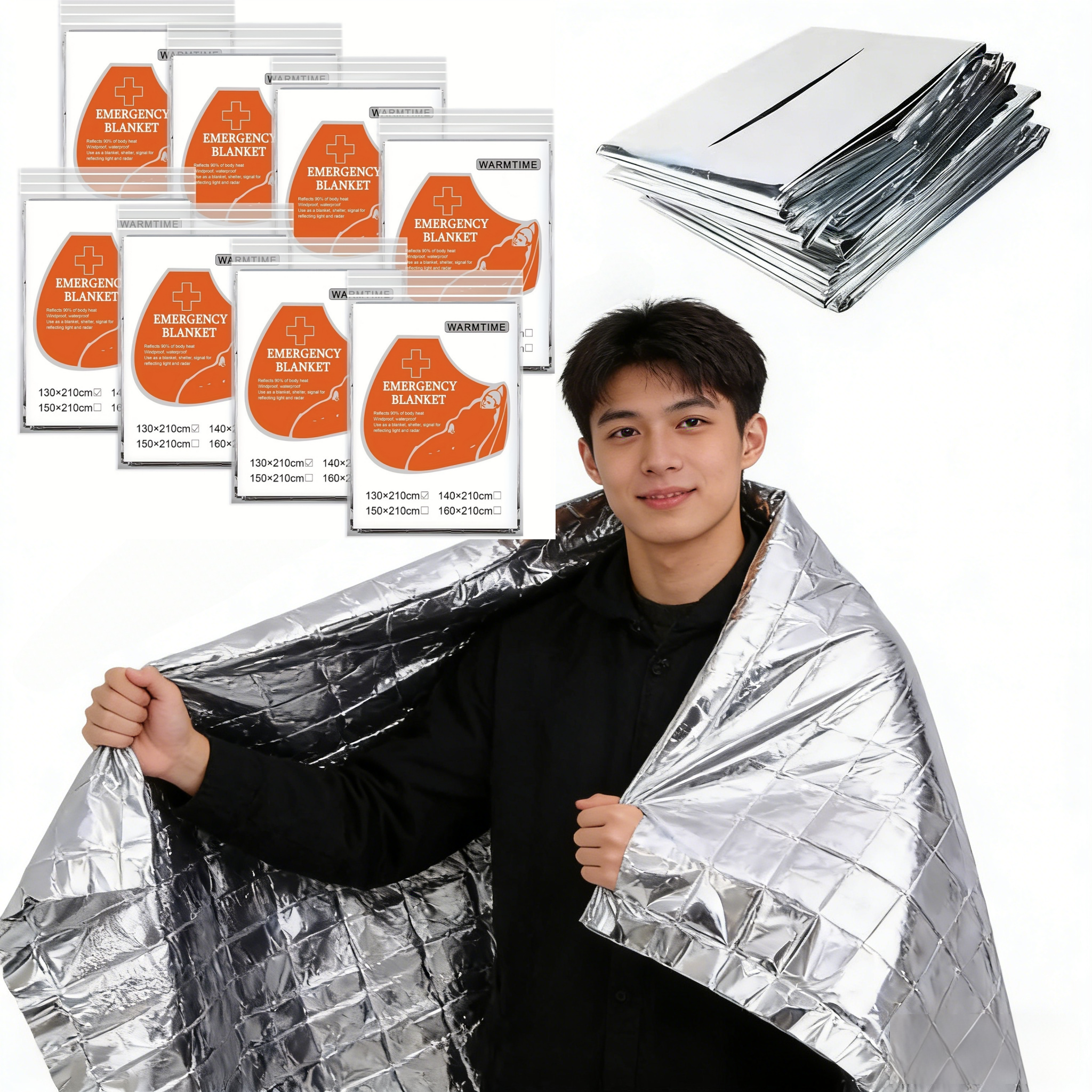 Foldable Reflective Survival B - Survival Blanket Reflective บทวิจารณ์และราคา