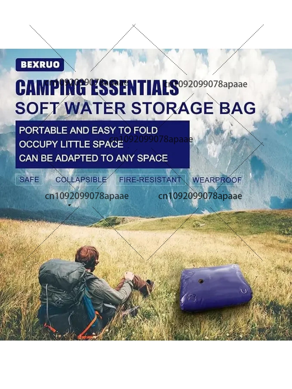 110L PVC Water Storage Bag, Po - Water Bag Collapsible บทวิจารณ์และราคา