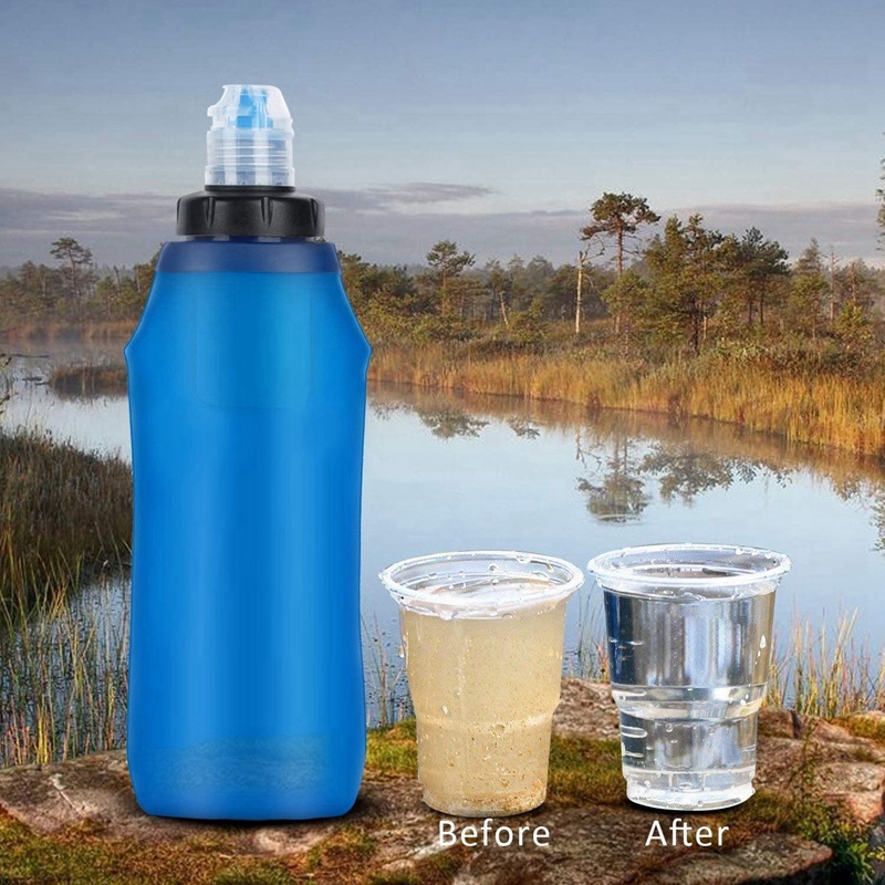 500Ml Water Filter Bottle Wate - Water Purification Straw บทวิจารณ์และราคา