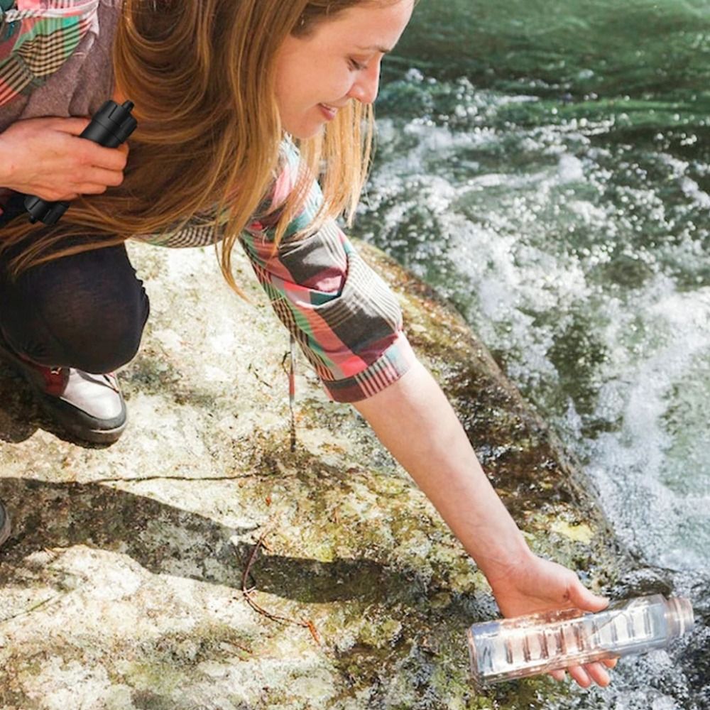 Mini Mini Water Filter Straw P - Water Purification Straw บทวิจารณ์และราคา