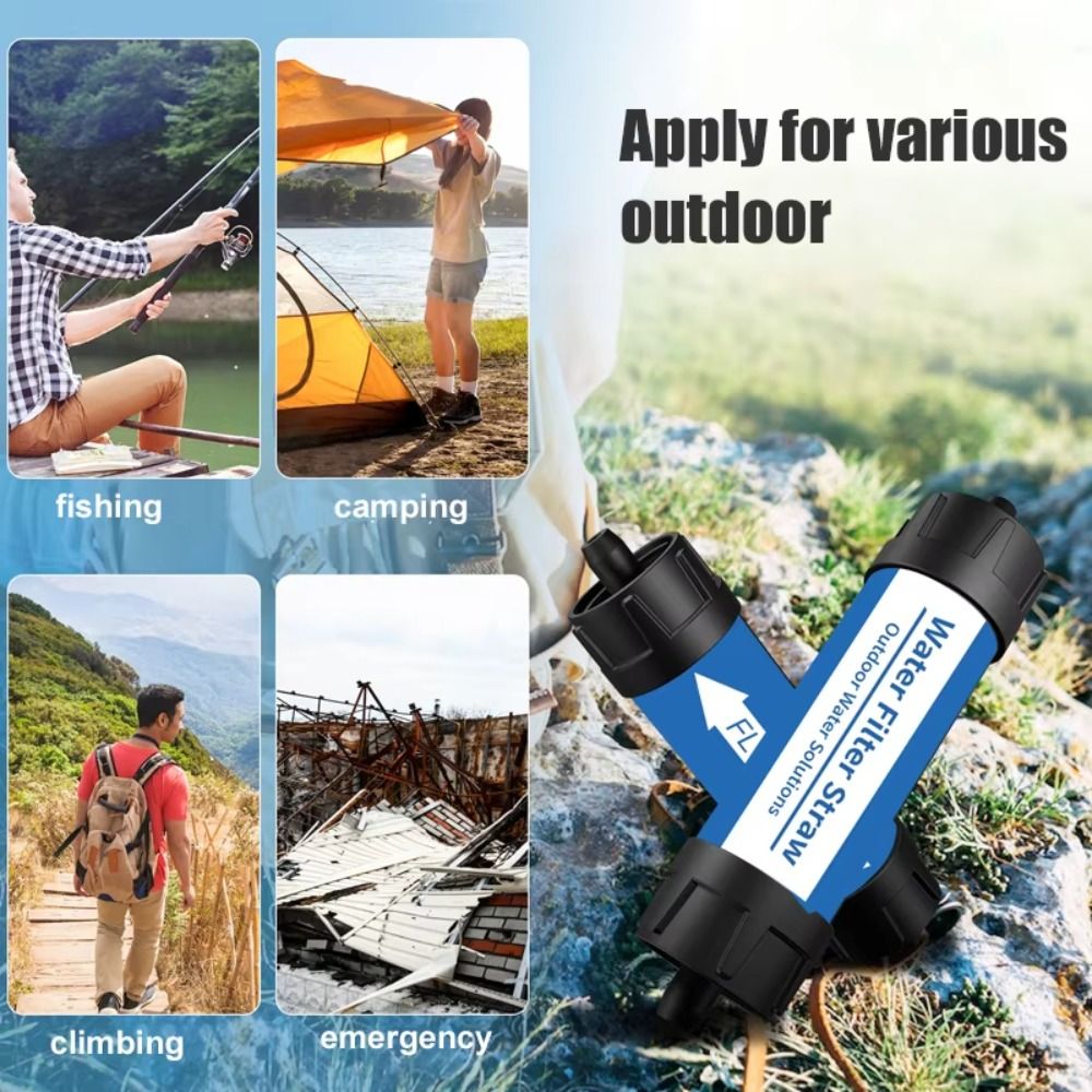 Mini Mini Water Filter Straw P - Water Purification Straw บทวิจารณ์และราคา