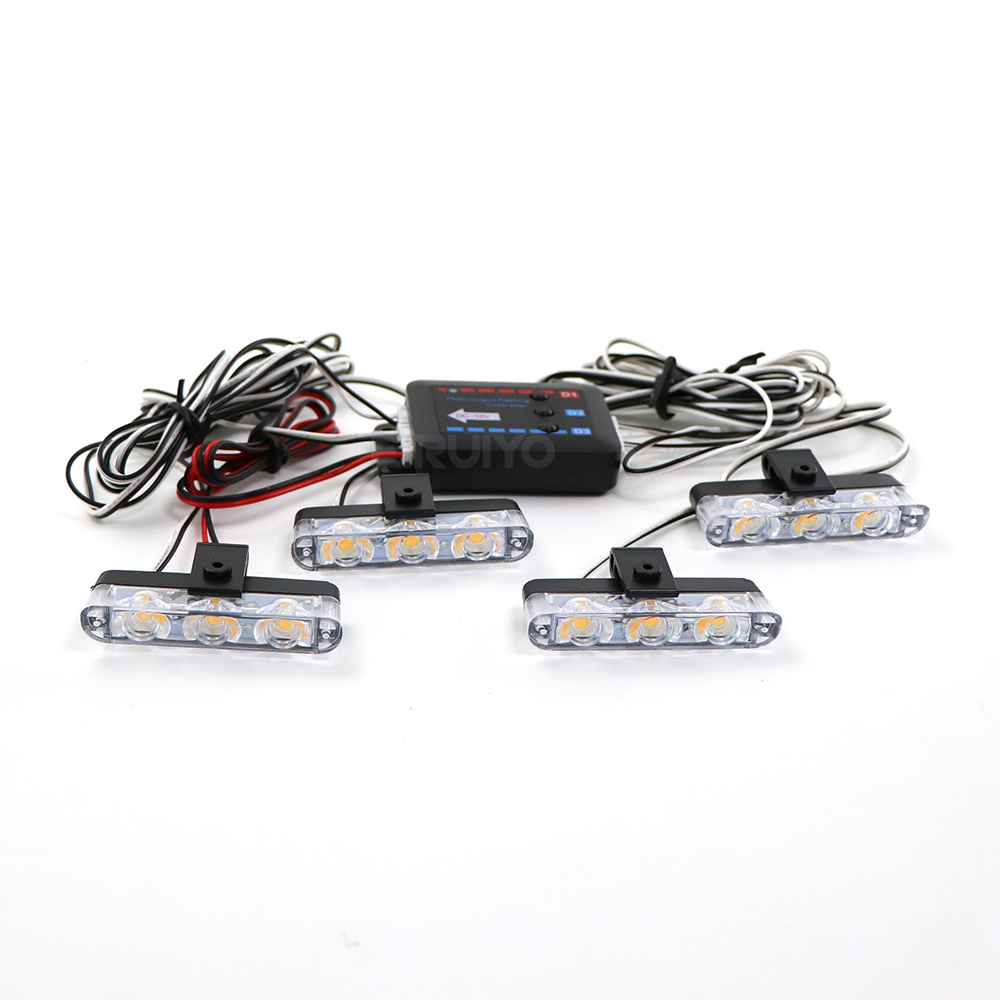 4x 3 LED Grill Car LED Strobe  - Sos Light Strobe บทวิจารณ์และราคา